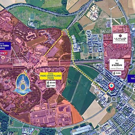 *Disneyland/Chessy* Appartement Idealement Situe シェシー エクステリア 写真